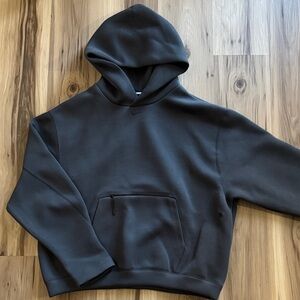 Nike Tech Men's Hooded Pullover Sweatshirt in Charcoal